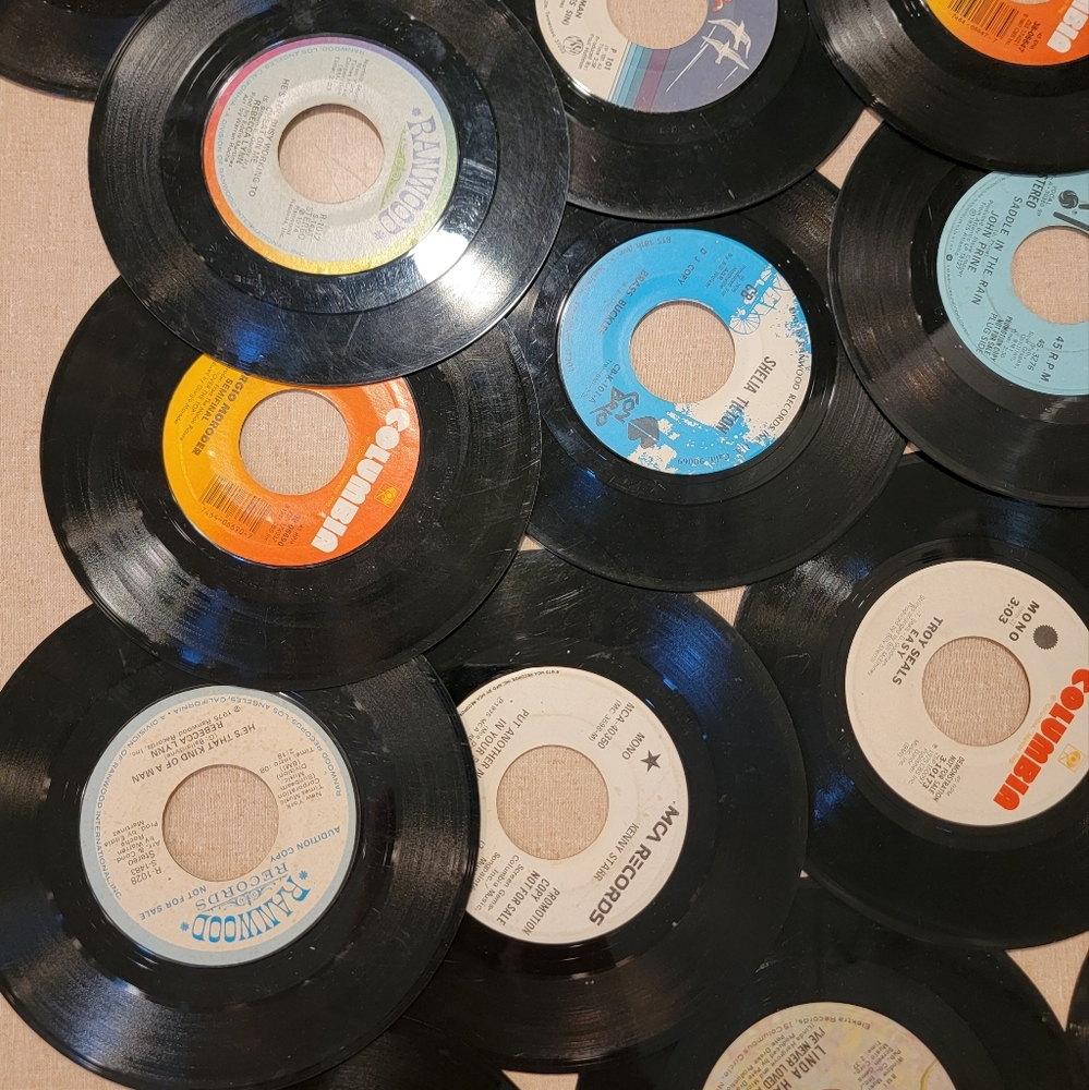 Vinyl Records Bundle 19 Assorted 45 RPM 7" - Picture 3 of 14